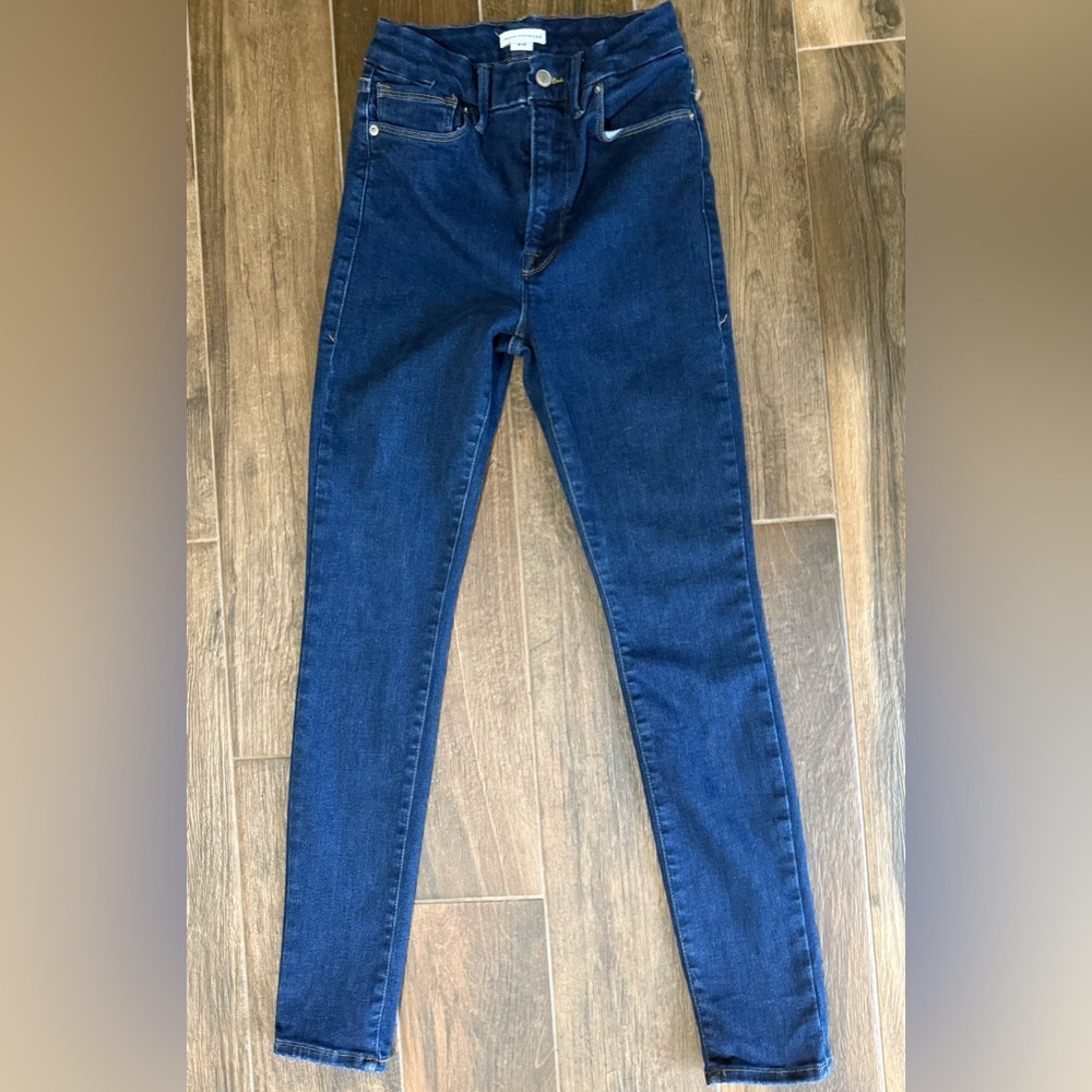 Good American Dark Blue Skinny Jeans, size 6-12